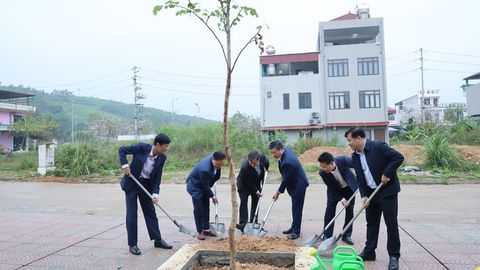 Phó Chủ tịch UBND tỉnh Đào Quang Khải tham gia Tết trồng cây tại xã Xuân Lương